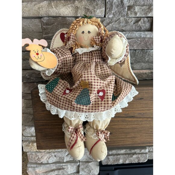 Quilted Treasures Mobile Angel Doll 16 With Music & Light - Picture 1 of 8